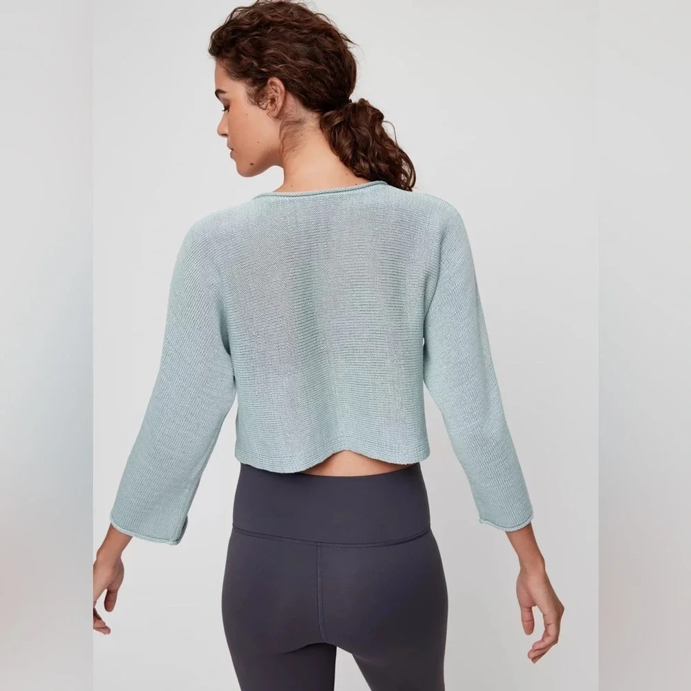 NEW Marianna Cropped Wide Sleeve Sweater - The Group Babaton by Aritzia - Picture 11 of 12